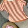 TSHIRT RAYAS 🌷 - naranja rayas gruesas
