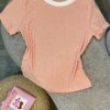 TSHIRT RAYAS 🌷 - naranja rayas finas