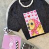 FRANELA ENCAJE 💖 - dog pañoleta con lentes negro
